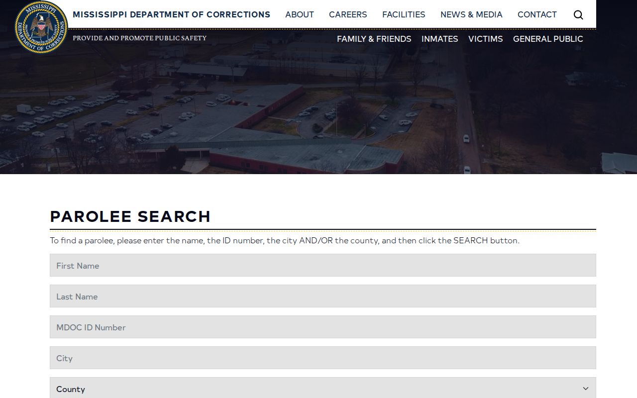 Pike County parole and probation MDOC lookup